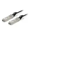 LevelOne DAC-0105 Cable de fibra óptica e InfiniBand 5 m SFP+ Negro, Acero inoxida