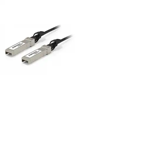 LevelOne DAC-0105 Cable de fibra óptica e InfiniBand 5 m SFP+ Negro, Acero inoxida