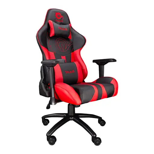TALIUS Silla Viper Gaming Black/Red, 4D, Butterfly, Base Metal, Ruedas 60mm Nylon,