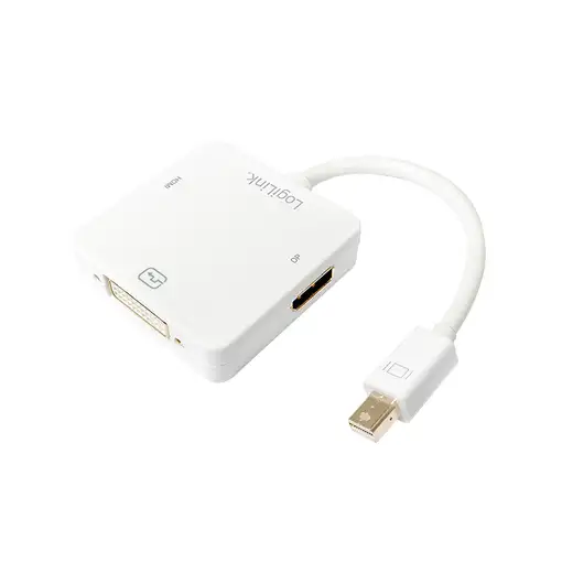 LogiLink CV0045A adaptador de cable de vídeo 0,15 m Blanco