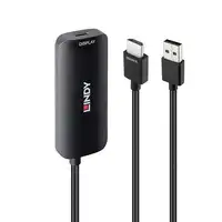 Lindy 43423 adaptador de cable de vídeo 0,2 m USB Tipo C HDMI + USB Type-C Negro