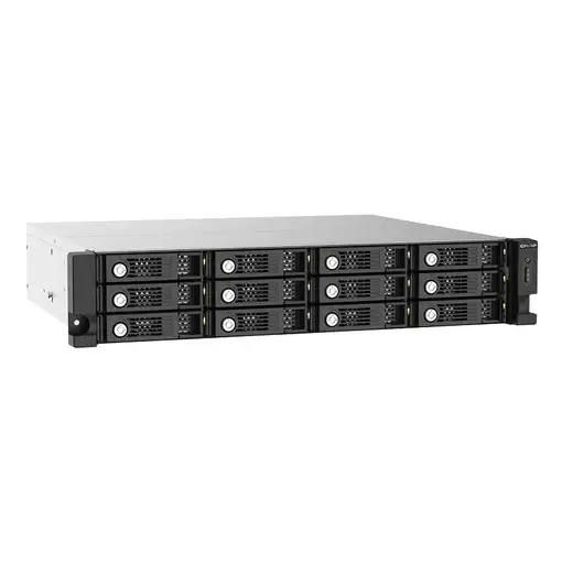 QNAP TL-R1220Sep-RP Carcasa de disco duro/SSD Negro, Gris 2.5/3.5''