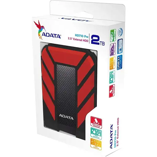 ADATA HD710 Pro disco duro externo 2 TB 2.5'' Micro-USB B 3.2 Gen 1 (3.1 Gen 1) Neg