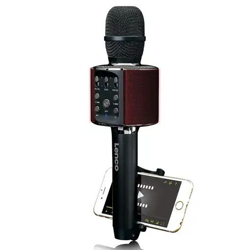 Lenco BMC-090 Negro Micrófono para karaoke