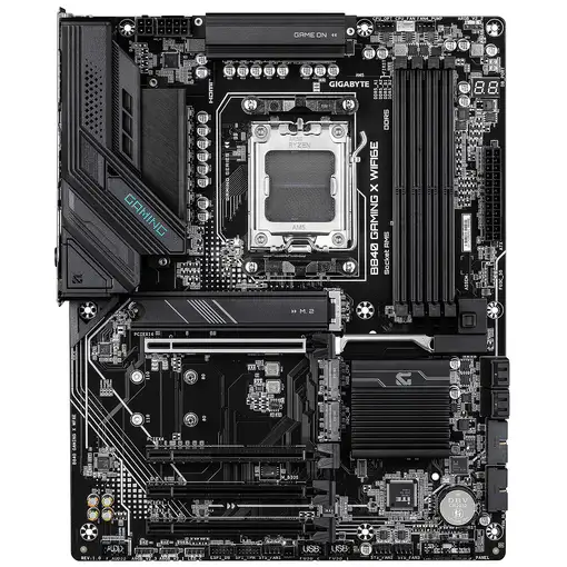 GIGABYTE B840 GAMING X WIFI6E Placa Base - Procesadores AMD Ryzen 9000, VRM de 12+