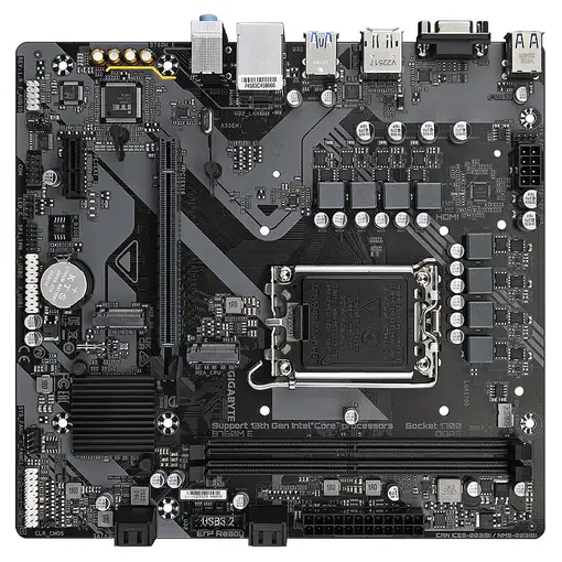 GIGABYTE B760M E Placa base - Compatible con procesadores Intel Core 14ª generació