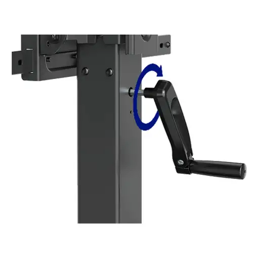 Ewent EW1591 soporte para TV 2,54 m (100") Negro