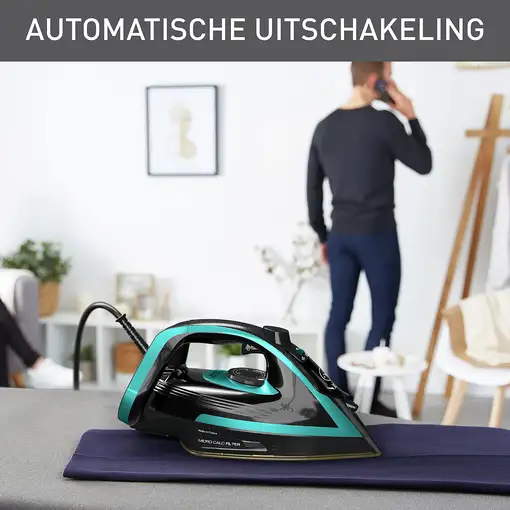 Plancha vapor-seco durilium airglide autoclean soleplate 3000 W Negro FV8066E0 TEF