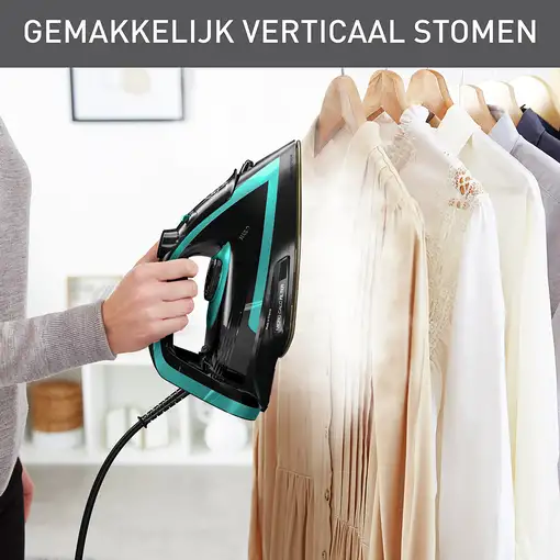 Plancha vapor-seco durilium airglide autoclean soleplate 3000 W Negro FV8066E0 TEF