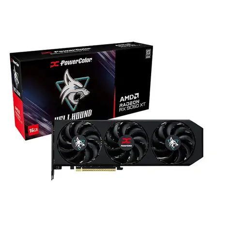 PowerColor Hellhound AMD Radeon RX 9060 XT 16GB GDDR6 PowerColor Hellhound AMD Radeon RX 9060 XT 16GB GDDR6