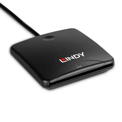 Lindy 43407 lector de tarjeta magnética USB Negro