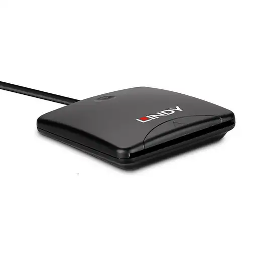 Lindy 43407 lector de tarjeta magnética USB Negro