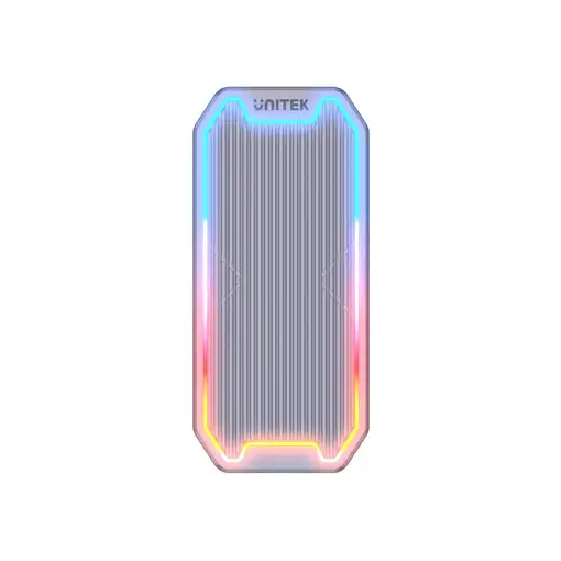 UNITEK SolidForce Spectrum Caja externa para unidad de estado sólido (SSD) Gris M.