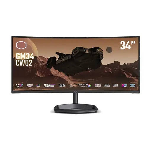 Cooler Master Gaming GM34-CWQ2 LED display 86,4 cm (34") 3440 x 1440 Pixeles Ultra