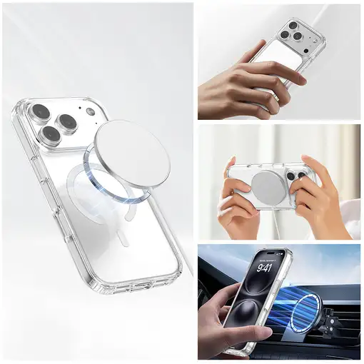 4smarts 360° Premium funda para teléfono móvil 17,5 cm (6.9") Bumper Transparente