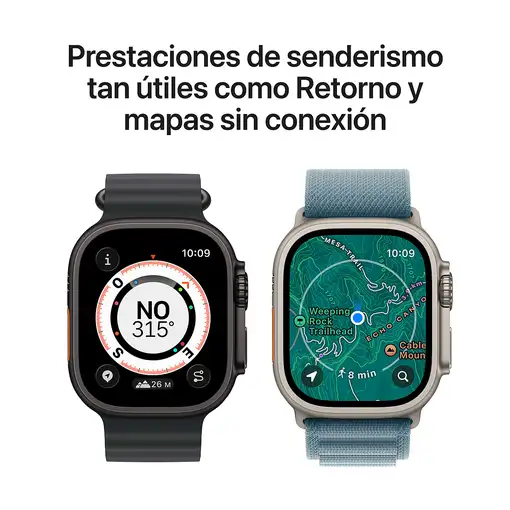 Apple Watch Ultra 3 OLED 49 mm Digital 422 x 514 Pixeles Pantalla táctil 5G Titani