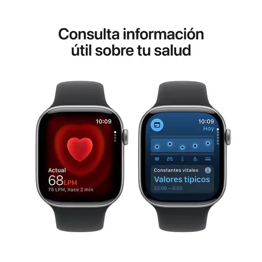 Apple Watch Series 11 OLED 46 mm Digital 416 x 496 Pixeles Pantalla táctil Gris Wi