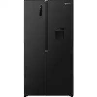 Gorenje NRS917E41BXWD nevera puerta lado a lado Independiente 541 L Negro