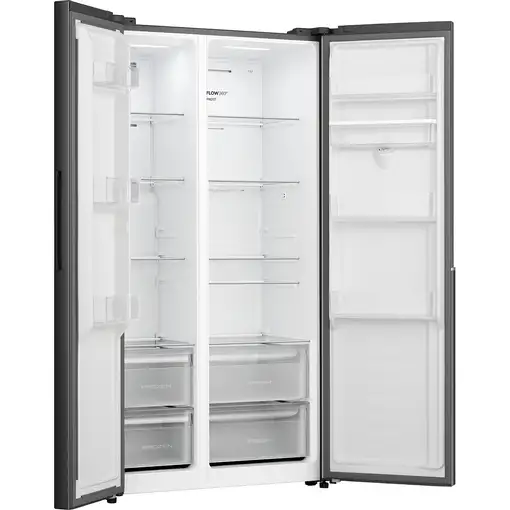 Gorenje NRS917E41BXWD nevera puerta lado a lado Independiente 541 L Negro