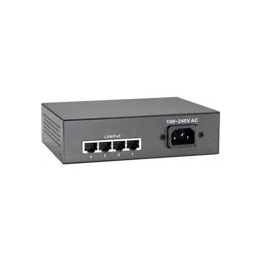 LevelOne FEP-0511 switch Fast Ethernet (10/100) Energía sobre Ethernet (PoE) Gris