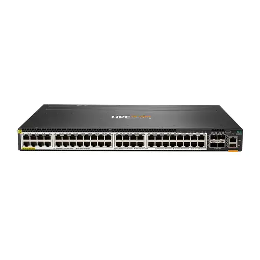 HPE Aruba Networking CX 6300M 48-port Smart Rate 1/2.5/5GbE Class 6 PoE and 4-port