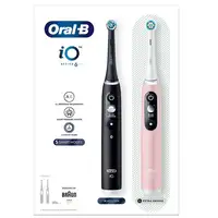 Oral-B iO 6 Adulto Cepillo dental giratorio Negro, Rosa Oral-B iO 6 Adulto Cepillo dental giratorio Negro, Rosa