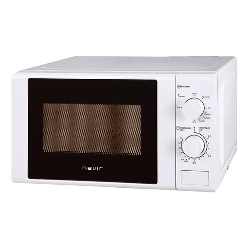 Nevir NVR-6201MG microondas Blanco Microondas con grill Encimera 20 L 700 W