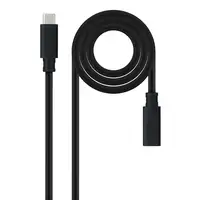 Nanocable 10.01.4501 cable USB USB 3.2 Gen 2x2 1 m USB C Negro