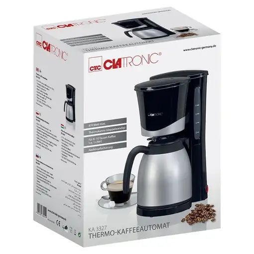 Cafeteras goteo Totalmente automática Negro 10 cups 263991 CLATRONIC