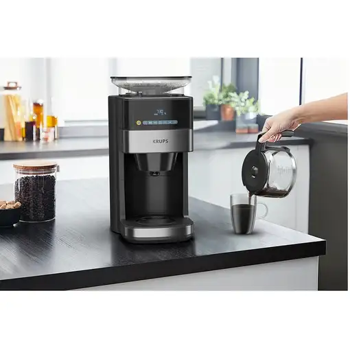 Cafeteras goteo Totalmente automática Negro 1.25 L 15 cups KM832810 KRUPS