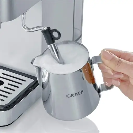 Cafeteras express Semi-automática Acero inoxidable 1.25 L 2 cups ES400EU GRAEF