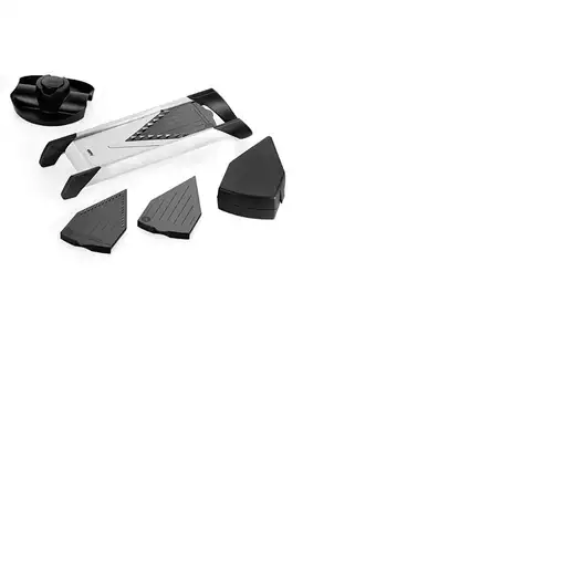 GEFU 55700 rebanadora Manual Negro, Acero inoxidable Plástico, Acero inoxidable