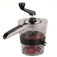 GEFU Spiralfix rebanadora Manual Negro, Transparente Acero inoxidable