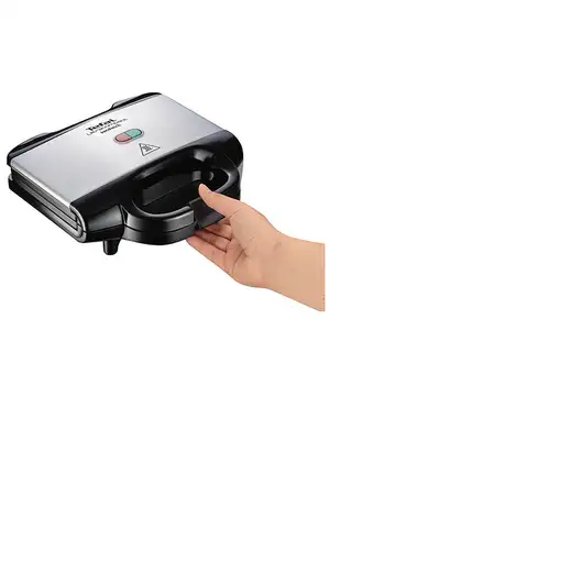 Tefal SM1572 sandwichera 700 W Negro, Acero inoxidable