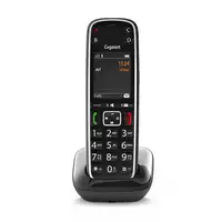 Gigaset E720 Teléfono DECT/analógico Identificador de llamadas Negro