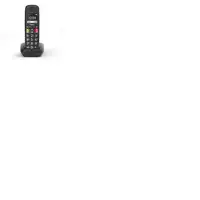 Gigaset E290 Teléfono DECT/analógico Identificador de llamadas Negro Gigaset E290 Teléfono DECT/analógico Identificador de llamadas Negro