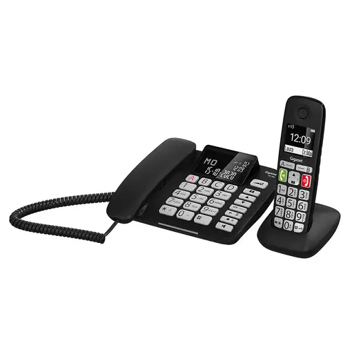 Gigaset DL780 Plus Teléfono DECT/analógico Identificador de llamadas Negro