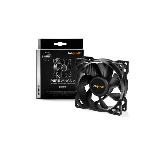be quiet! Pure Wings 2 Carcasa del ordenador Ventilador 9,2 cm Negro