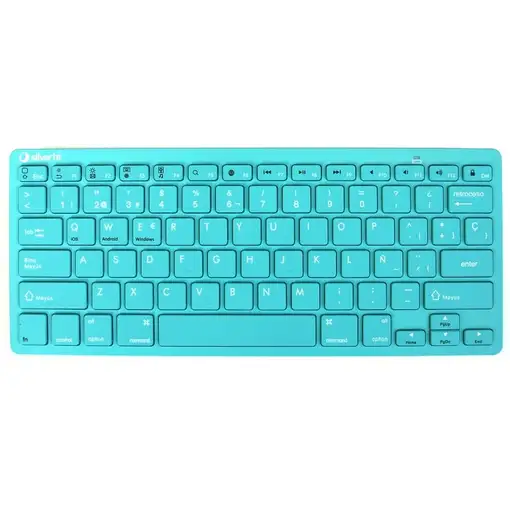 SilverHT Teclado Wireless Inalámbrico Colors edition Turquesa