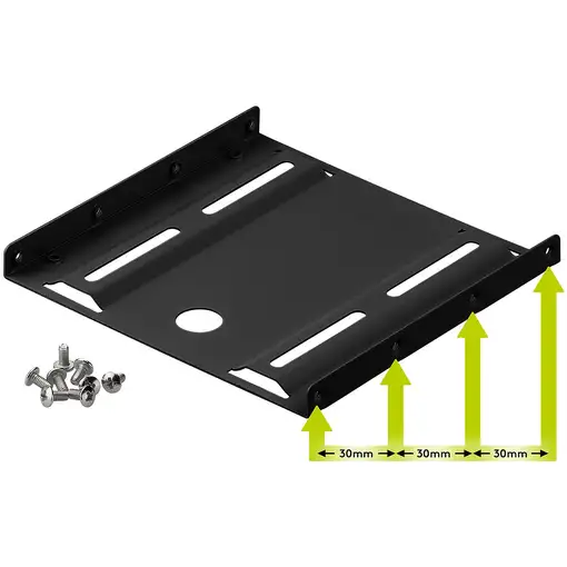Goobay 93990 parte carcasa de ordenador Universal Accesorio para instalación de di