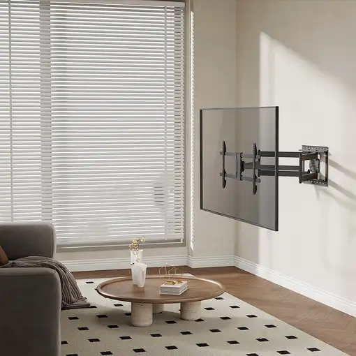 AISENS Soporte Eco Giratorio, Inclinable y Nivelable para Monitor/TV 60kg de 43"-9