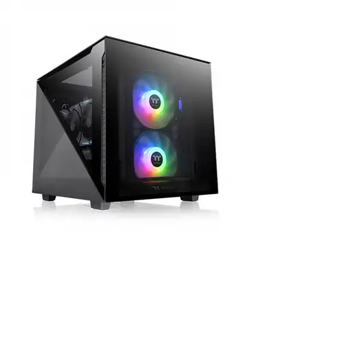Thermaltake Divider 200 TG Micro Torre Negro