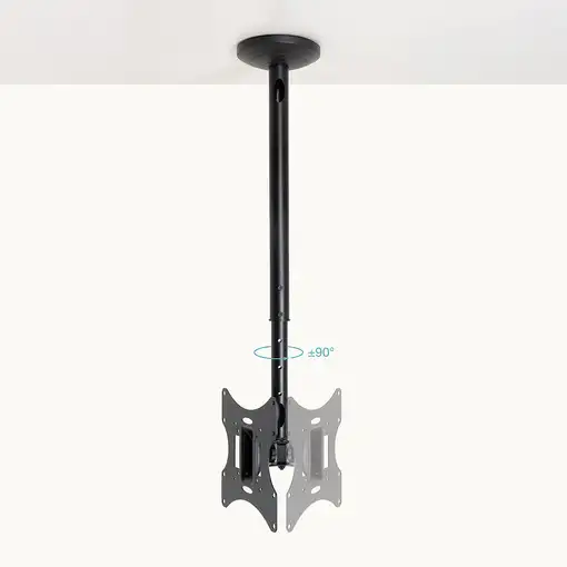 TooQ Soporte de Techo para pantallas 23”-42”, Negro