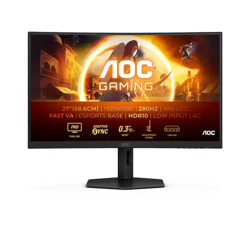 AOC G4 C27G4ZXU pantalla para PC 68,6 cm (27") 1920 x 1080 Pixeles Full HD LED Neg