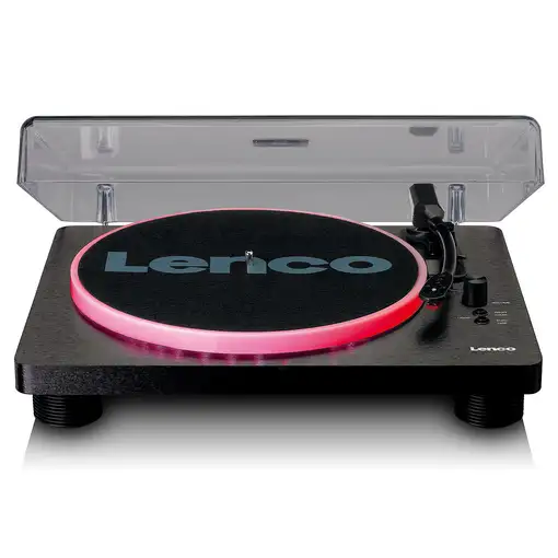 Tocadiscos MP3 Negro 4W LS-50LEDBK LENCO