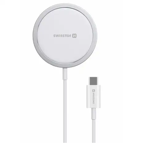 Swissten MagStick Smartphone Blanco USB Cargador inalámbrico Interior