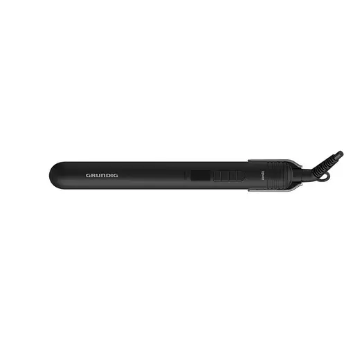 Grundig HS7034 Utensilio de peinado Cepillo alisador Caliente Negro, Plata 1,8 m