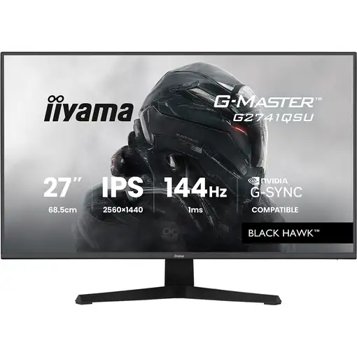iiyama G-MASTER G2741QSU-B1 pantalla para PC 68,6 cm (27'') 2560 x 1440 Pixeles 4K