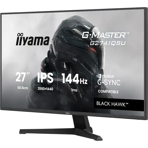 iiyama G-MASTER G2741QSU-B1 pantalla para PC 68,6 cm (27'') 2560 x 1440 Pixeles 4K