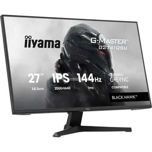 iiyama G-MASTER G2741QSU-B1 pantalla para PC 68,6 cm (27'') 2560 x 1440 Pixeles 4K